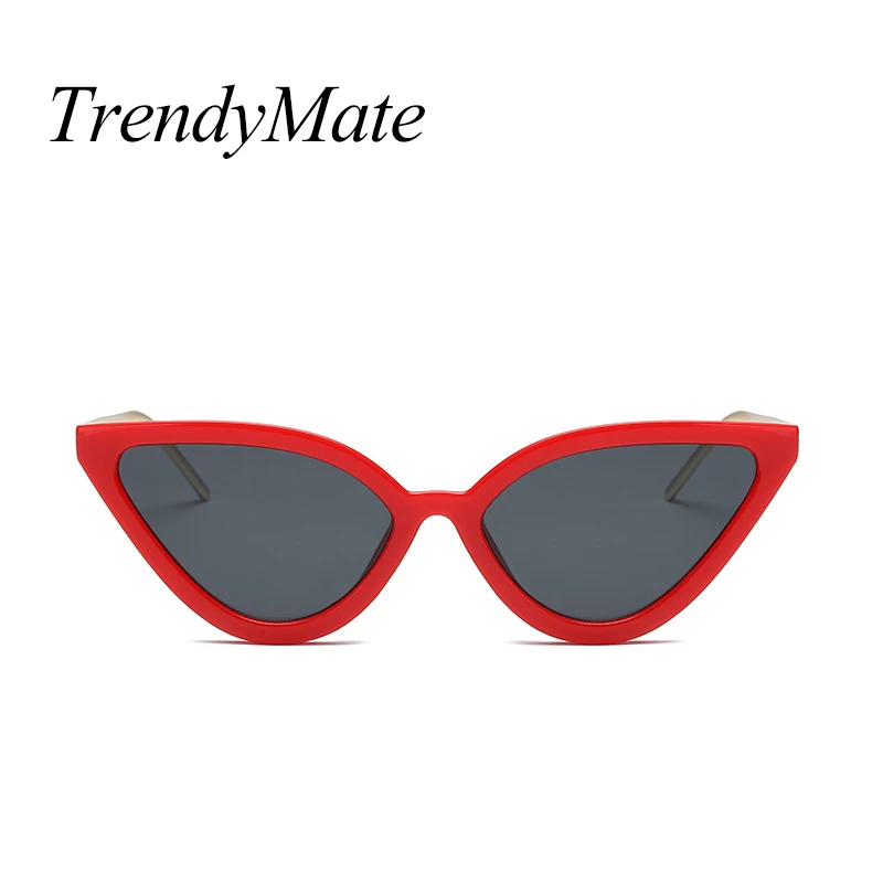 

Cool Cat Eye Sunglasses For Women Brand Designer Retro Sun Glasses Female Vintage Small Cat Eye Glasses UV400 2018 1503T