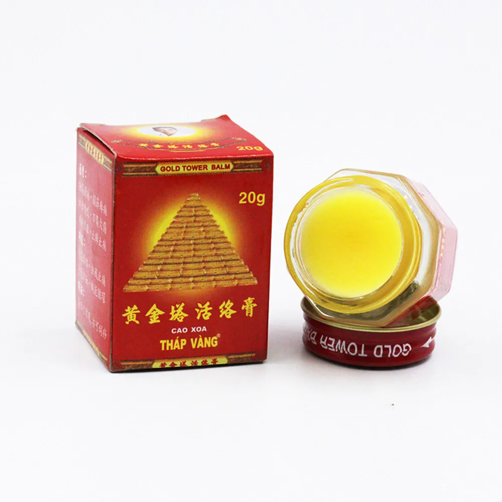 

IFORY Vietnam Gold Tower Balm Relaxation Arthritis Magical tiger paste Balm Relieving Itching and Muscle Joints Active Cream 20g