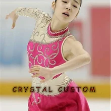 Пользовательские фигурное катание платья Кристалл бренд Vogue лед соревнование в катании на коньках платье DR3272