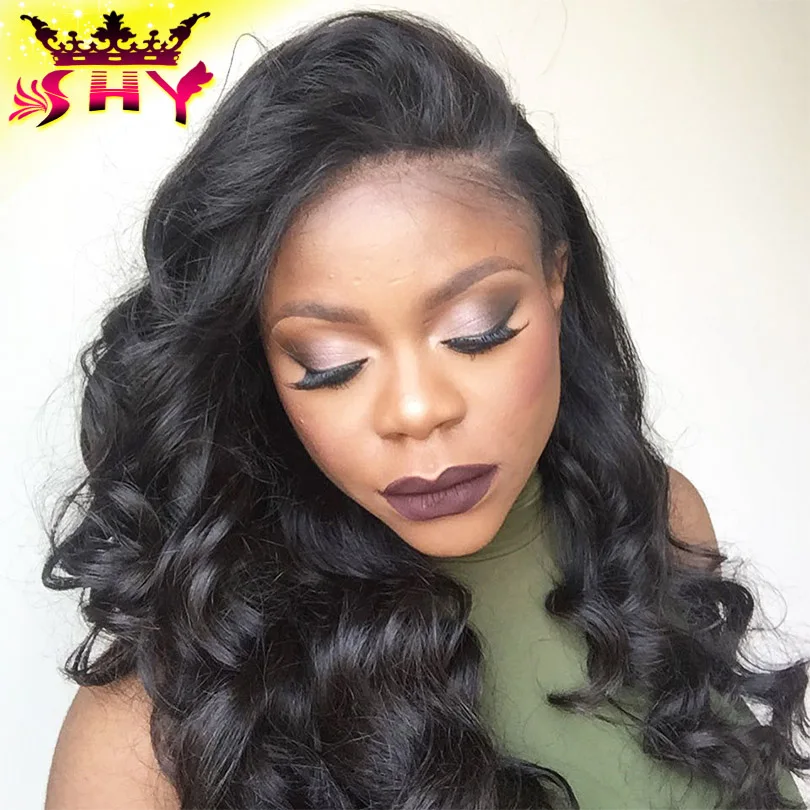 

Brazilian Body Wave Lace Front Human Hair Wigs Glueless Full Lace Wigs 7A 180% High Density Full Lace Human Hair Wigs Wave Wigs