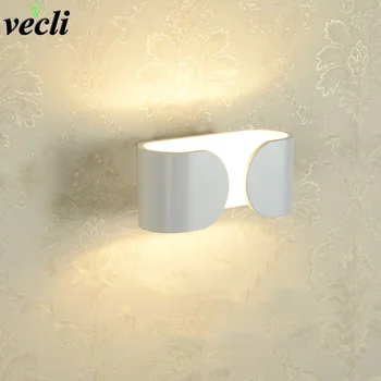 

Hot 6W Aluminum Led Wall Lamp AC85-265V COB Led Modern Home Lighting Indoor Decoration Light sconce bra