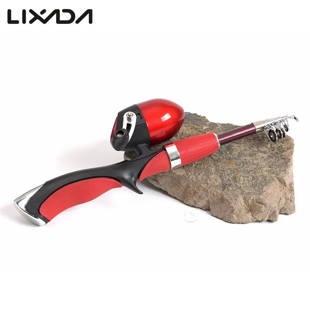 Lixada تلسكوبي الصيد رود كومبو 1.4 M الجليد الصيد قضبان + مغلقة بكرة الصيد إغراء الصيد معالجة Pesca حقيبة