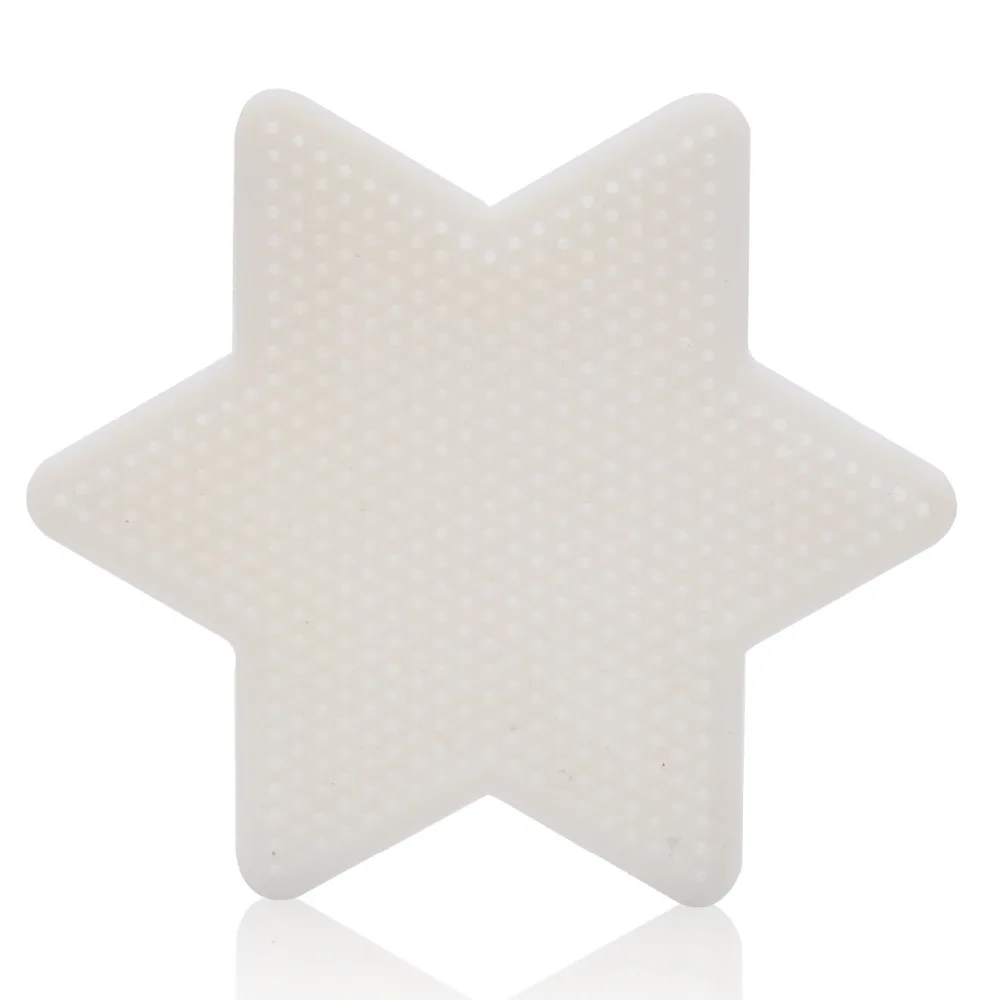 

3mm White Star Pegboards For Artkal M-3mm DIY Beads Plastic Toys