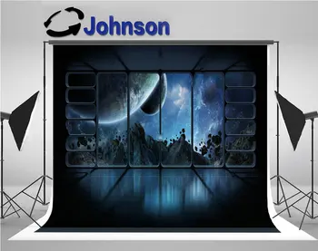 

window Observatory Starship Station Space Rendering Elements Furnished backgrounds Vinyl cloth Computer print wall backdrops