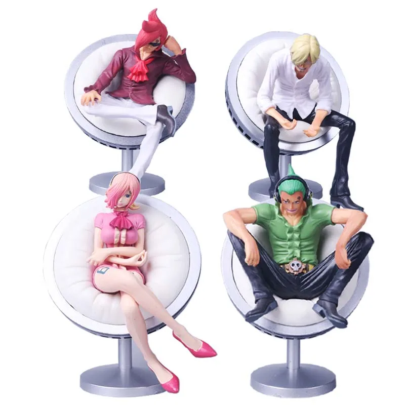 11 см аниме One Piece Vinsmoke Family Reiju Sanji Yonji игрушечная фигурка сидя из ПВХ|figure toy|action figure