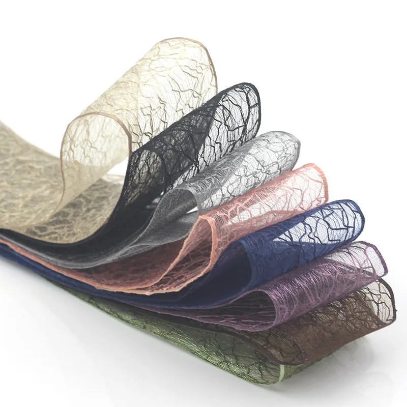 

1 Meter High-Grade Party Wedding Decoration Lace Ribbon Transparent Lace Ribbon for Gift Flower Packing Diy Sewing Lace Fabric