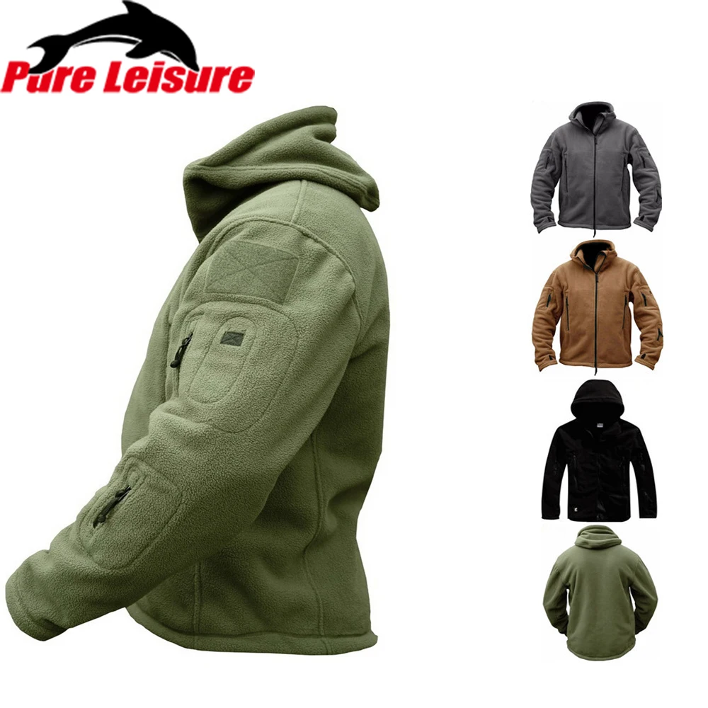 Meilleur PureLeisure hommes vestes de pêche soldat tactique chemises d hiver vêtements de sport randonnée Trekking vêtements de pêche hommes chemises de pêche