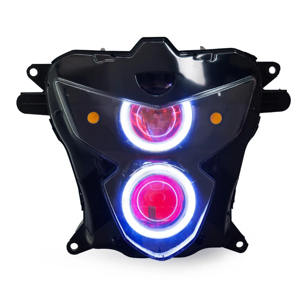 Передние фары KT для мотоцикла Suzuki GSXR GSX-R600 2004-2005 HID Проектор Светодиодный (LED) Глаз