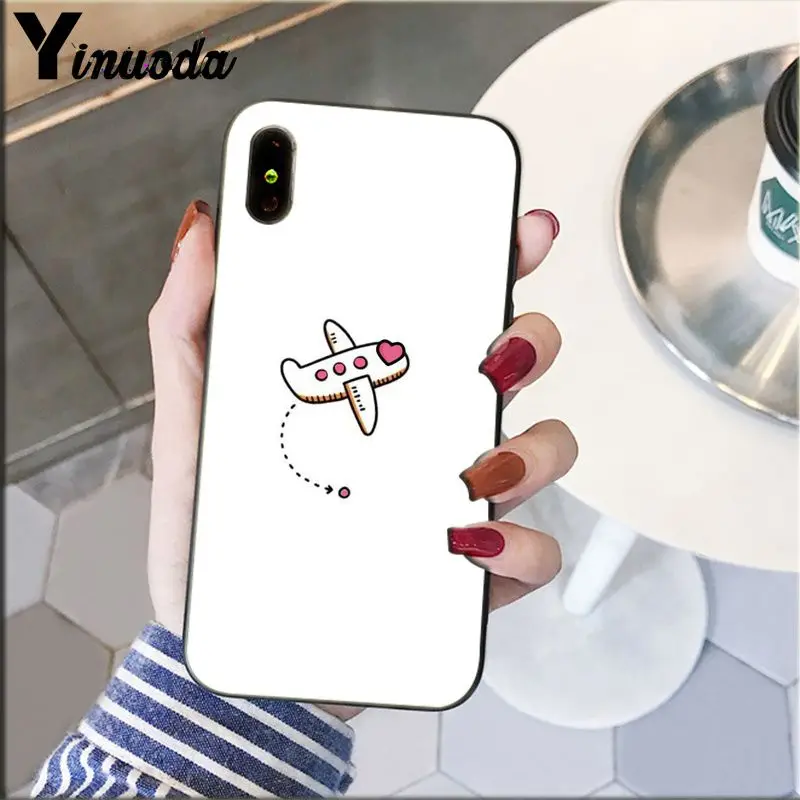 Simple lovely cartoon air plane