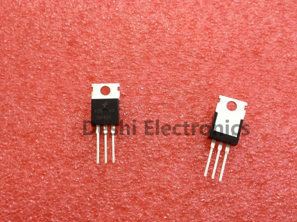50PCS TIP41C TO-220 ST IC COMPLEMENTARY SILICON POWER TRANSISTORS NEW 