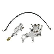 NICECNC мотоцикла задний тормозной цилиндр w/тормозные накладки под воздействием тормозной жидкости шланг для Honda CR125R CR250R 2002 2003 2004 2005 2006 2007