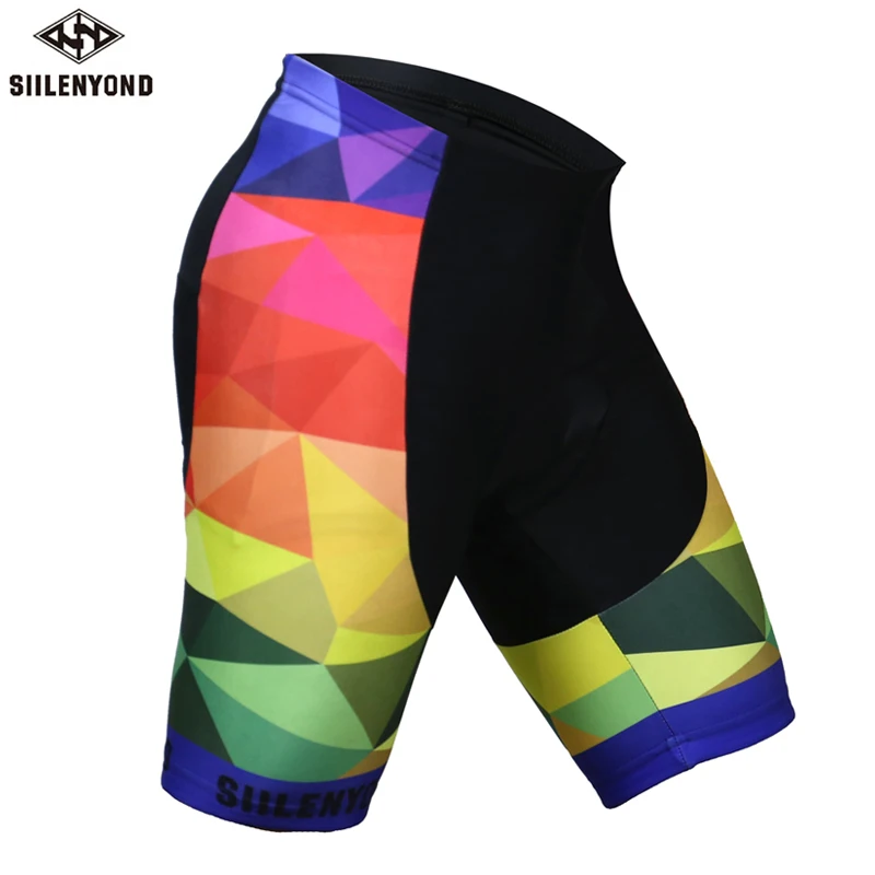 

Siilenyond Bicycle Cycling Shorts 2018 men 3D silicone Gel Padded Shockproof MTB Mountain Bike Shorts sports Coolmax Underwear