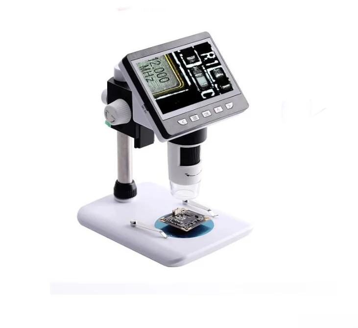 

50x 1080P 1000x 4.3inch Portable Digital Microscope Desktop LCD soldering electronic Microscope with High Brightness 8 LEDs