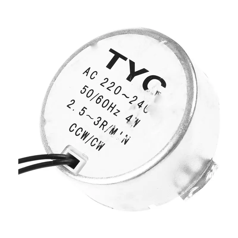 Горячий TYC50 AC синхронный двигатель 220V 3RPM 4W 8Kgf.cm Крутящий момент CCW/CW|Шаговый