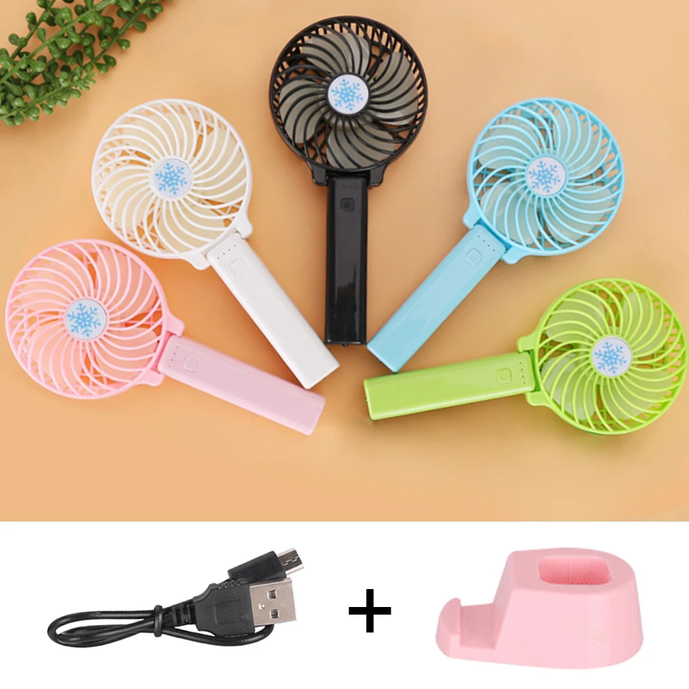

Mini Fan Cooler Usb Portable Rechargeable Handheld Fan With LED Light Speed Adjustable Fan For Home Office Travel Multi-style