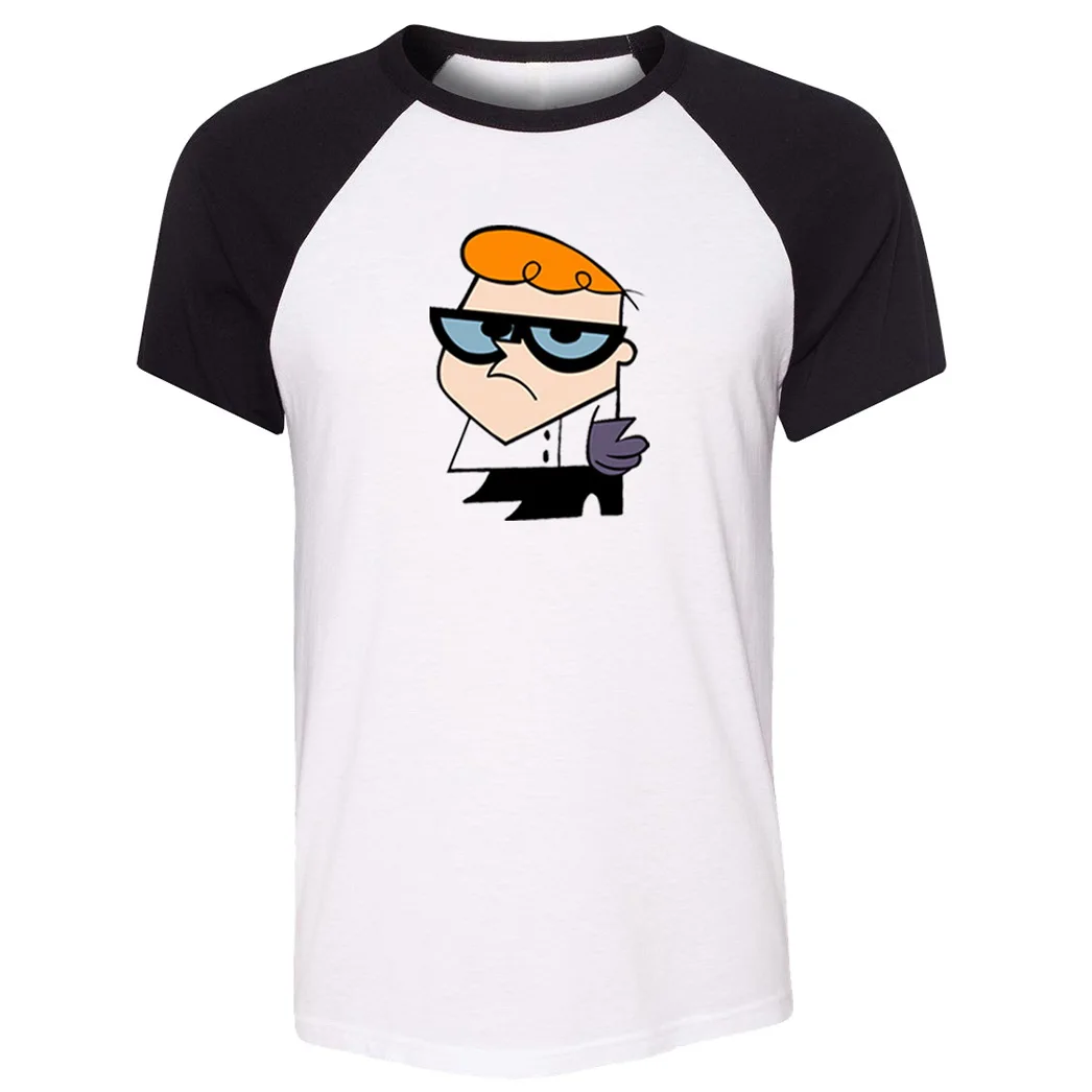 

Dexter's Laboratory Dexter Genius Summer Tops Harajuku Raglan Short Sleeve Funny T Shirts Men Women Cartoon T-shirt For Boy Girl