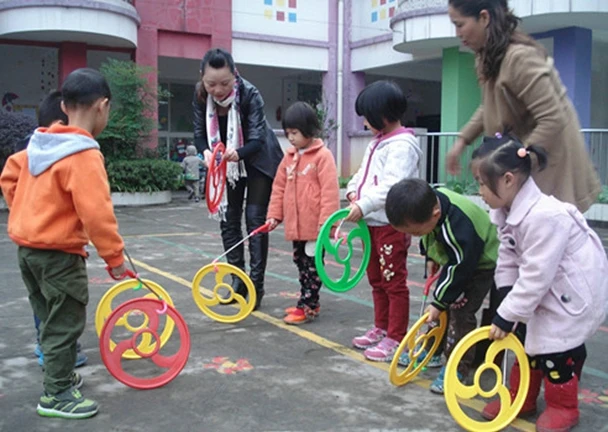 Пластиковые колеса, детское чувство колес, серия, тренировочное спортивное оборудование для фитнеса, рулон, обруч для детского сада, спортивные игрушки