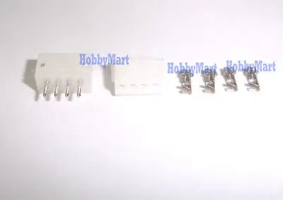 

50 x Micro JST ZH 1.5 4-Pin Connector Plug Female ,Male