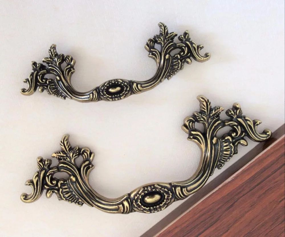 Antique Bronze Furniture Handles Vintage Kitchen Handle Retro