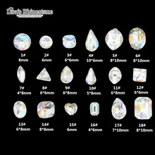 Top Grade Shining Crystal Pointback Multicolor K9 Fancy Stone Rhinestones For DIY Nail Art/Phone/Dress Decoration 190151-190159