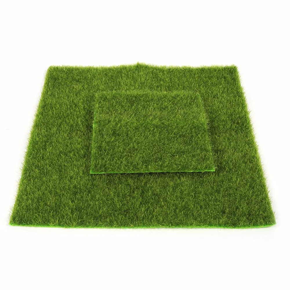 Микро ландшафтное Украшение DIY мини-Сказочный Сад имитация растений Искусственный Поддельный мох декоративный газон зеленая трава
