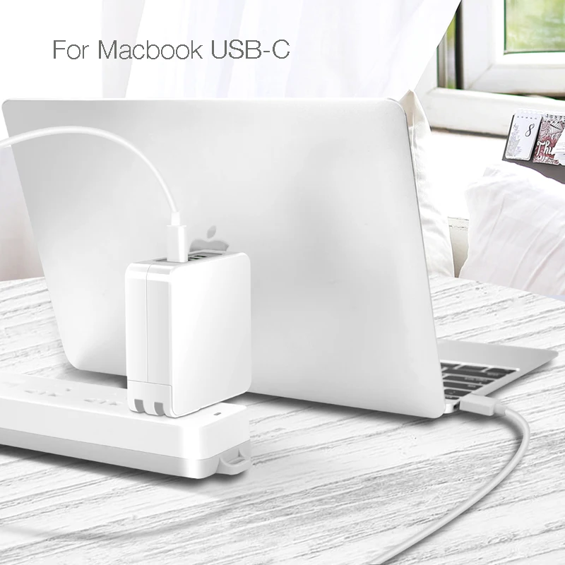 Настенное зарядное устройство для ноутбука 45 Вт 20 в 2 25 А 31 USB C 4 порта Type
