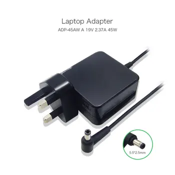 

Genuine 45W 19V 2.37A 5.5*2.5mm UK plug ADP-45AW A AC Adapter Charger FOR ASUS D550CA Q501LA X450LA X451CA ADP-45AW A
