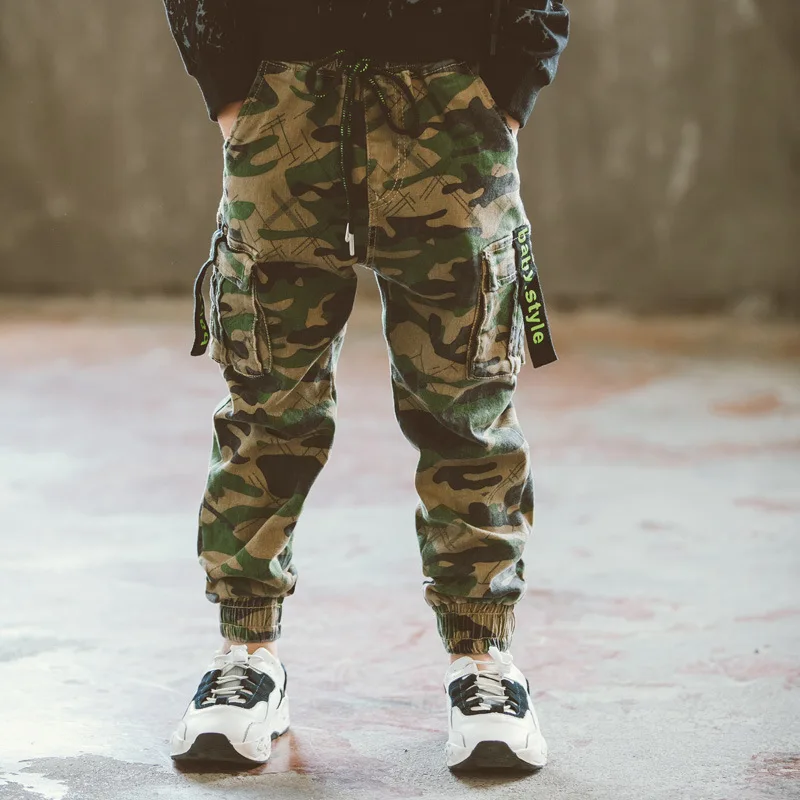 boys camouflage trousers