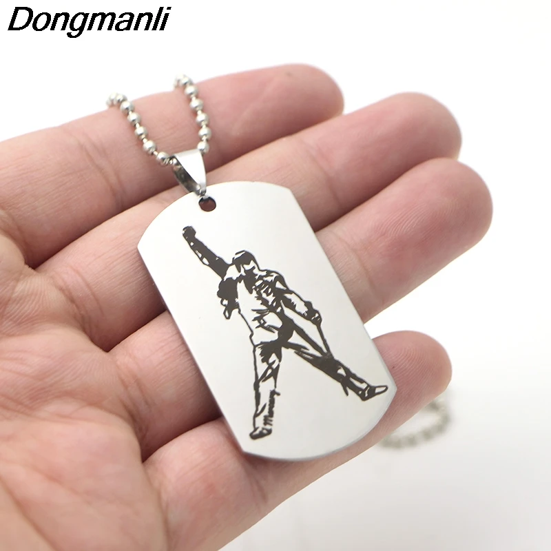 P3448 Dongmanli певица группа музыкальное искусство из нержавеющей стали кулон