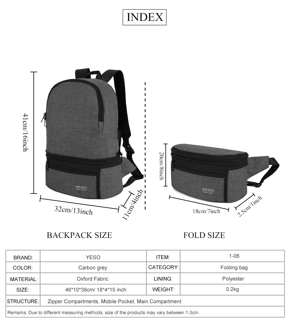 3Folding Bag