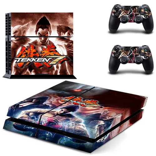 Игра Tekken 7 PS4 Кожа Наклейка виниловая для sony Playstation 4 консоль и 2 контроллера PS4 Кожа Наклейка - Цвет: GYTM0923