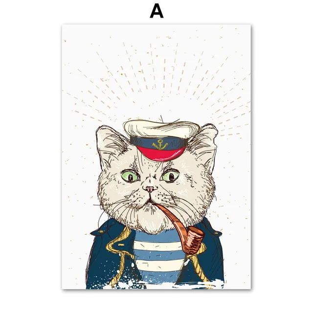 Cartoon-Navy-Panda-Dog-Cat-Wall-Art-Canvas-Painting-Posters-And-prints-Nordic-Poster-Wall-Pictures.jpg_640x640