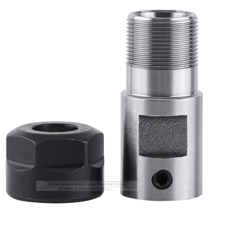 

ER11 Collet Chuck Motor Shaft Extension Rod Spindle Collet Lathe Tools Holder Inner 5MM 6MM 8MM For CNC Milling Boring Grinding