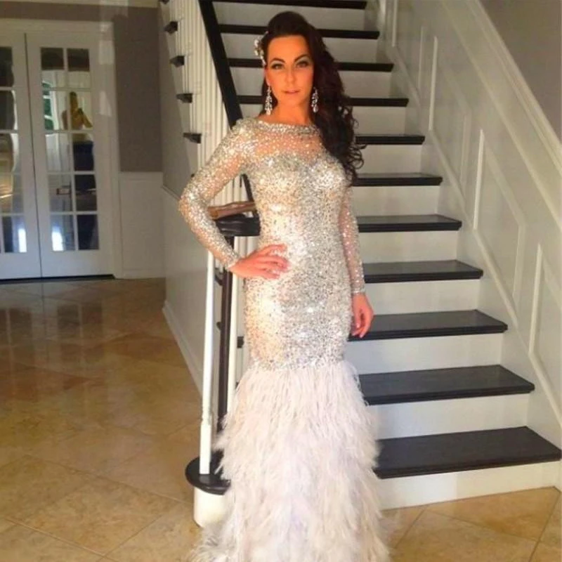 Feather Prom Dresses