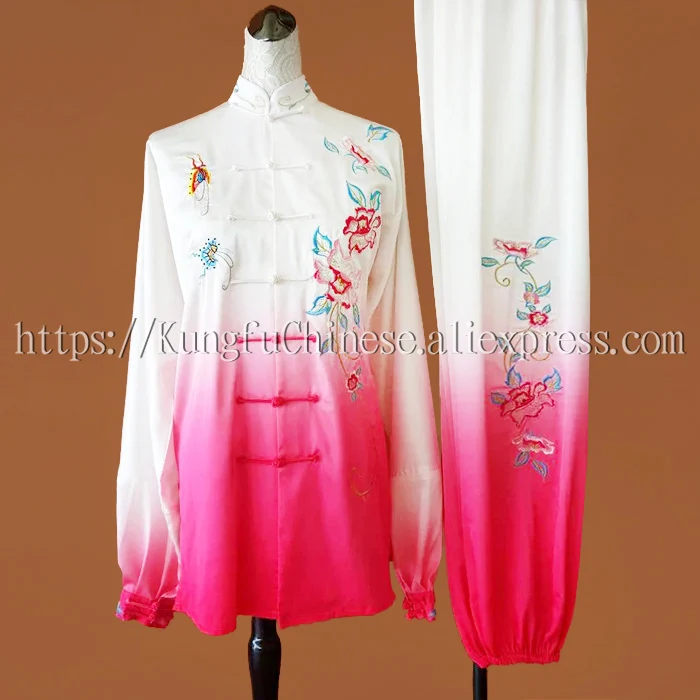 

Chinese Tai chi clothing Martial arts taiji performance suit kungfu uniform Qigong garment for men women boy girl kids children