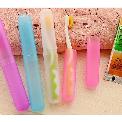 

1PC Protect Holder Portable Trip Travel Camping Toothbrush Case Box Tube