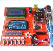 Reprap Ramps 1.4 Kit With Mega 2560 r3 + Heatbed mk2b + 2004 LCD Controller + DRV8825 + Endstop + Cables For 3D Printer