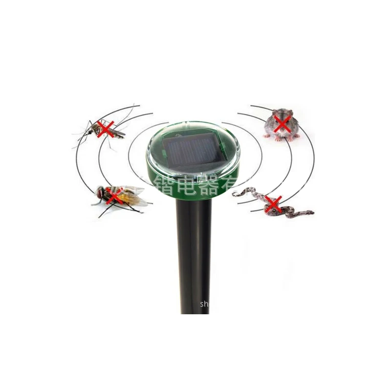 

Eco-Friendly Solar Power Ultrasonic Gopher Mole Snake Mouse Pest Reject Repeller Control for Garden Yard