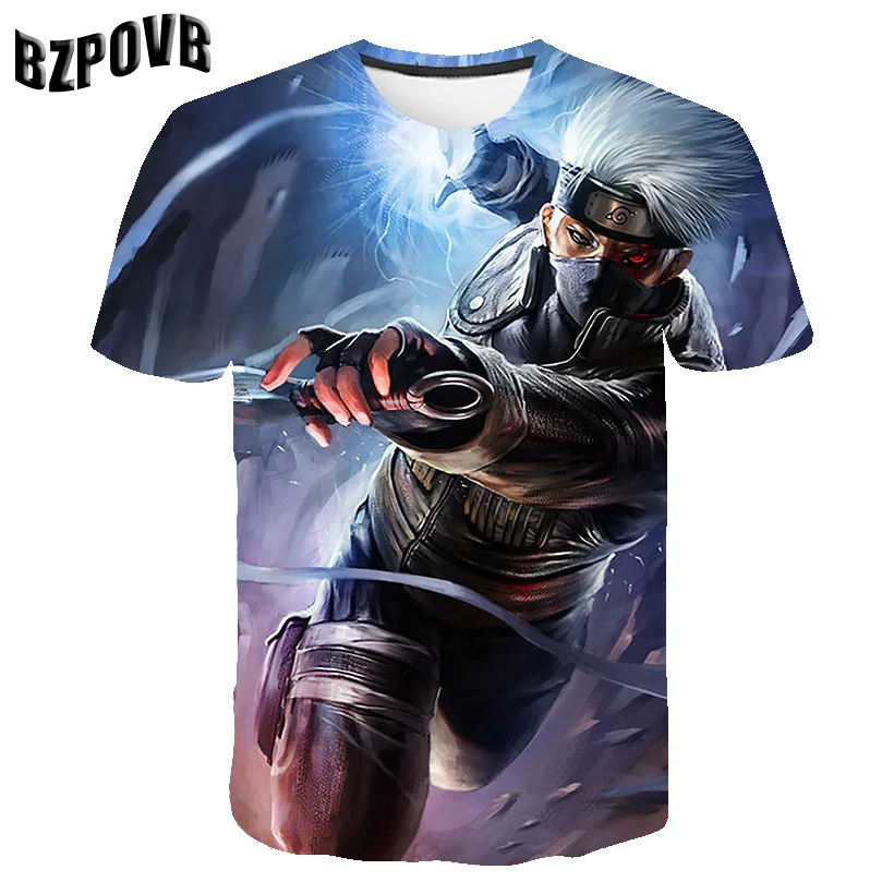

2019 New 3D Fashion Elegant T-shirts Men Summer LeisureShort Sleeve T-shirt Popular Men Tops Anime Style fashion T- Shirts