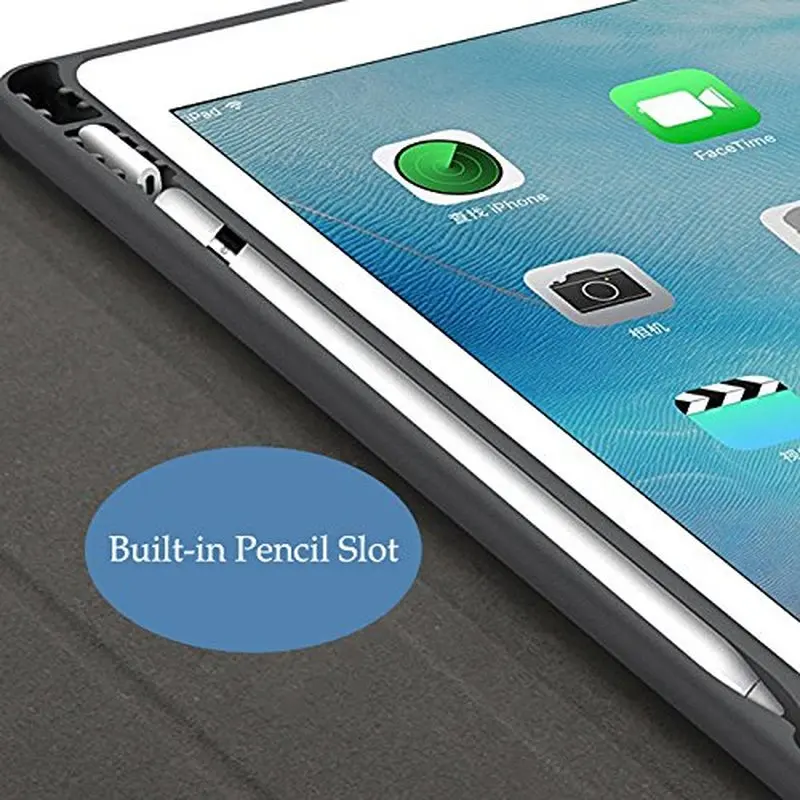 Умный чехол для iPad Pro 10 5 2017 магнитный + слот карандаша 2018 из искусственной кожи
