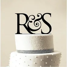 Персонализированные Свадебные черный акрил торт Топпер свадебный душ Mr& Mrs пользовательские деревянные стойки торта сверху украшать вечерние поставки