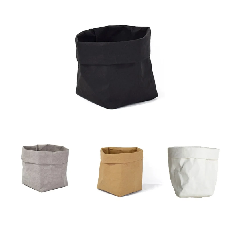 مصغرة العصارة كرافت ورقة زهرة غطاء قدر قابل للغسل تخزين أكياس النباتات الزهرية حقيبة الأطفال غرفة أشتات منظم الحقيبة