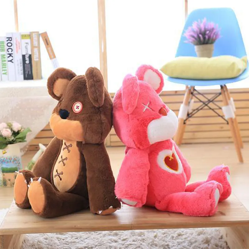 

Big Size100CM Game LOL Brown Tibbers Plush Toys Doll Cute Pink Annie's Bear Plush Soft Stuffed Toys for Children Kids Gifts