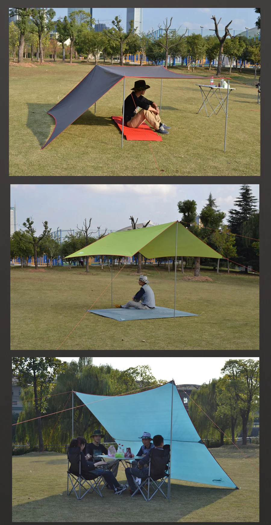 de Acampamento Da Lona Rede Lona de