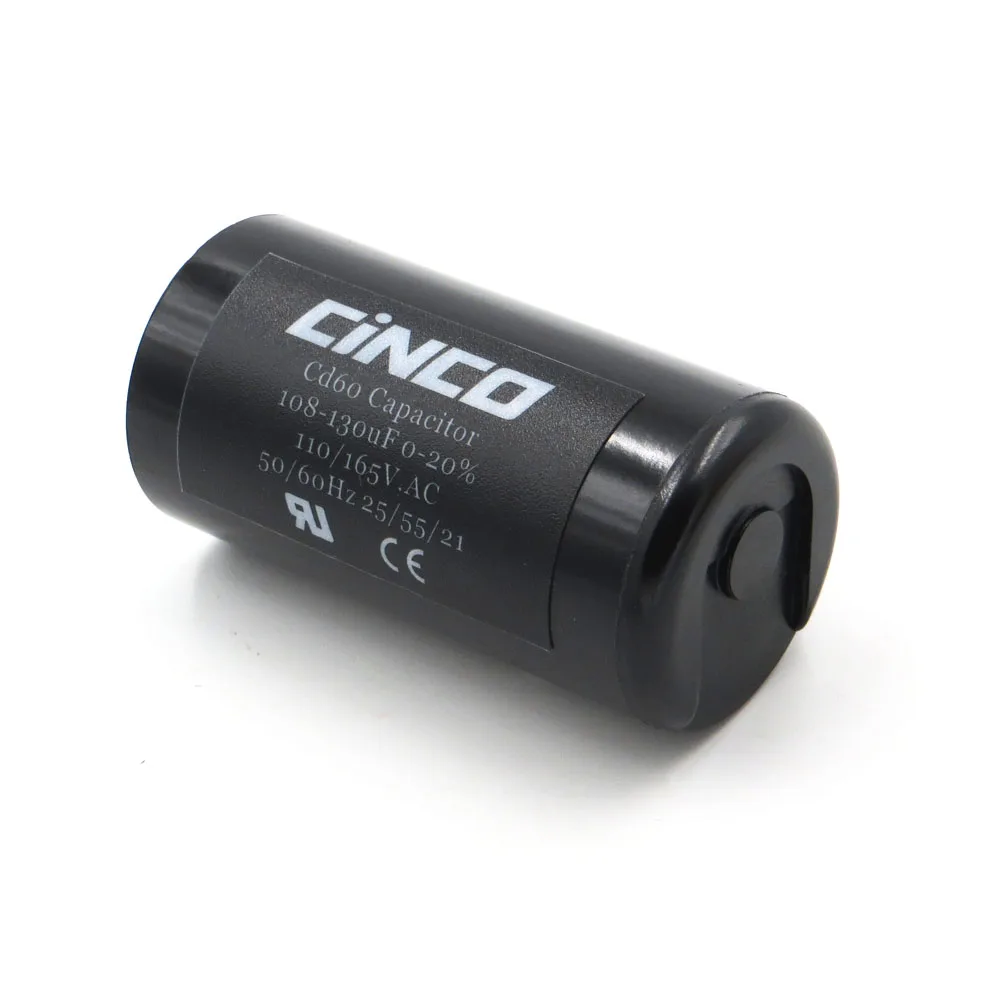 5 шт. X 108 130 мкФ 110V 125V 165V CD60 двигатель пусковой конденсатор RV 108-130 mfd компрессор HVAC