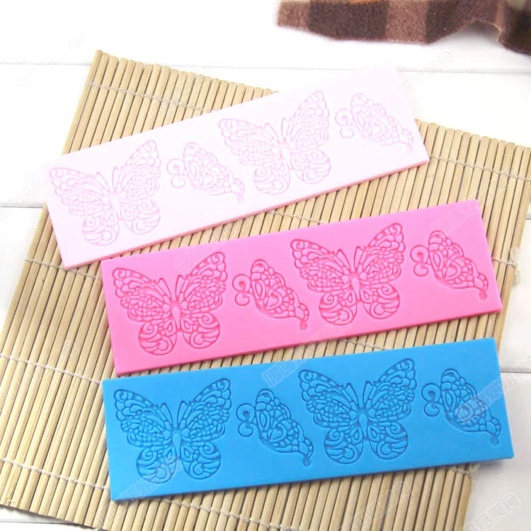 

Butterfly Shape Silicone Lace Mat Mold Lace Cake Decorating Tools Sugar Mold Baking Confectionery Tools Cake Decorating Tools