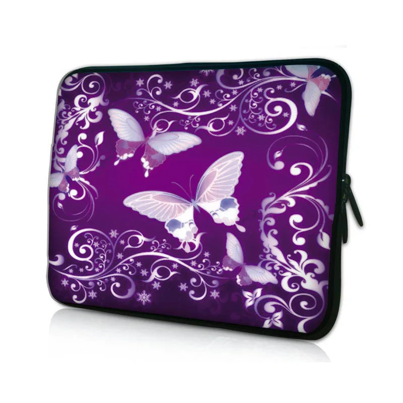 Free shipping 17" Purple Style Laptop Sleeve Bag Case Cover For 16