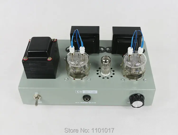 

JBH 6n2 FU32 tube amplifier HIFI EXQUIS headphone output Handmade scaffolding lamp amp Green version