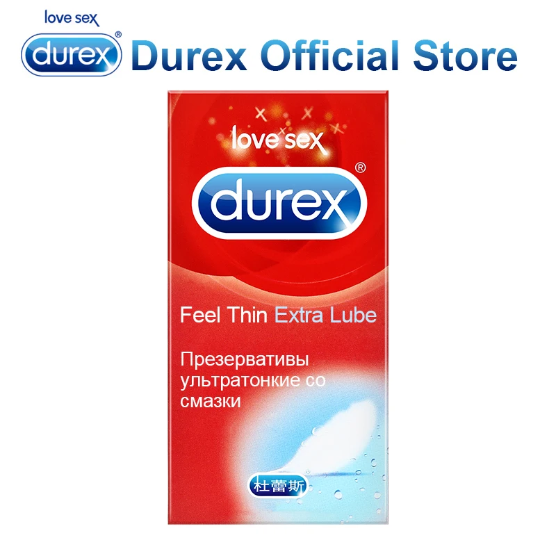 Durex Feel Thin Extra Lube Condoms Intimate Goods Erotic Products font b Sex b font font