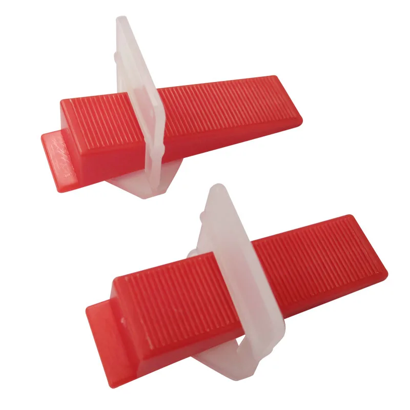 

2mm Level Floor Cross Spacers Tiles Tools Tile Leveling System 200pcs 2.0mm clips + 100pcs wedges